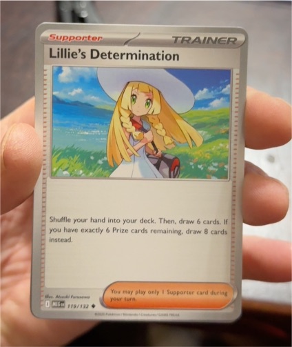 2021 Mega Evolution #119 Lillie's Determination — front