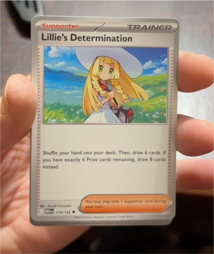 2023 Pokémon ME01 #119 Lillie's Determination — front