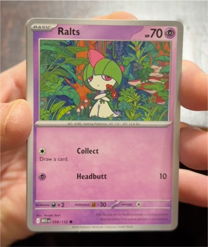 2015 Pokémon Mega Evolution #058 Ralts — front