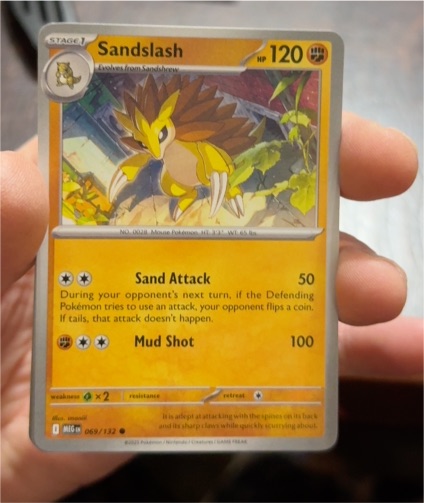 2025 Pokémon ME01: Mega Evolution #069 Sandslash — front