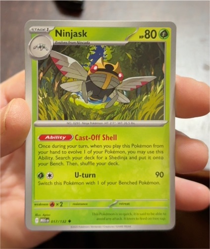 2025 Pokémon Mega Evolution #017 Ninjask — front