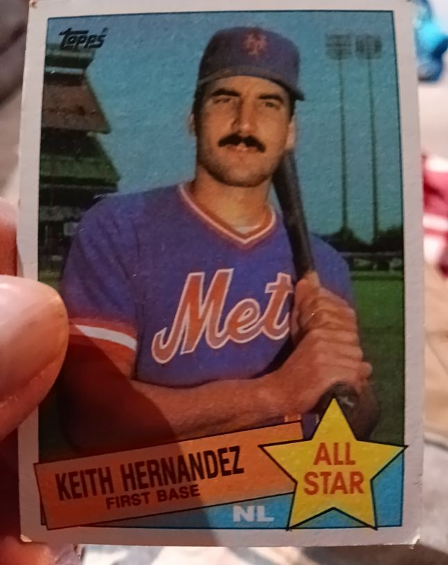 1985 Topps #712 Keith Hernandez All-Star — front