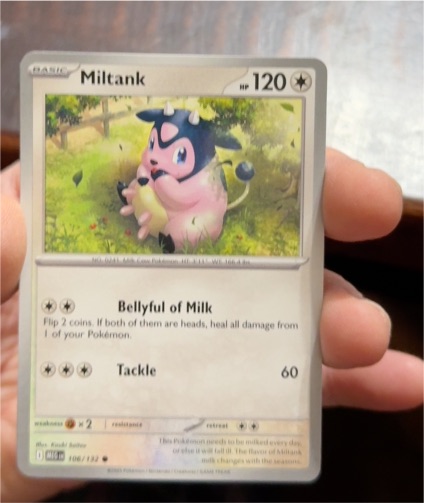 2016 Pokemon Mega Evolution #106 Miltank — front