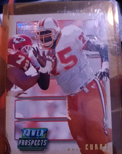 1993 Pro Set Power Update #PP43 Eric Curry — front