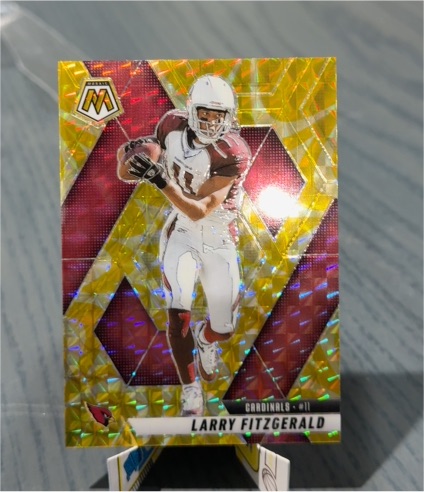 2025 Panini Mosaic #01 Larry Fitzgerald — front