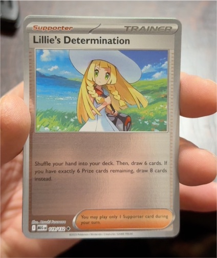 2020 Pokemon TCG ME01 #119 Lillie's Determination — front