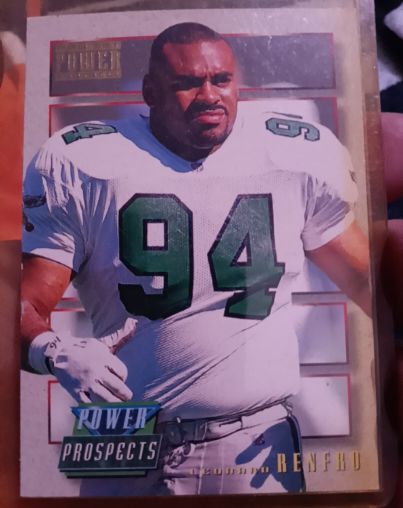 1993 Pro Set Power Update #PP45 Leonard Renfro — front