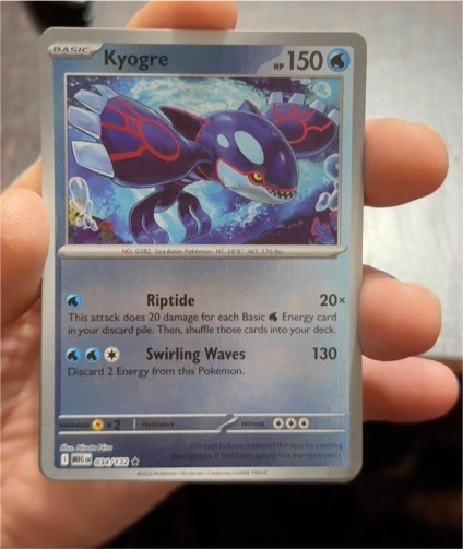 2023 Pokémon Mega Evolution #034 Kyogre — front