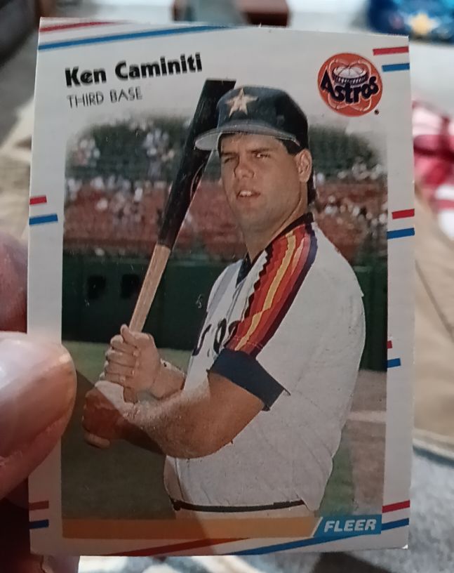 1988 Fleer #441 Ken Caminiti — front