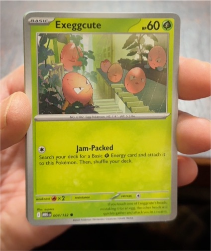 2020 Pokémon ME01: Mega Evolution #004 Exeggcute — front