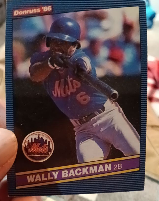 1986 Donruss #238 Wally Backman — front