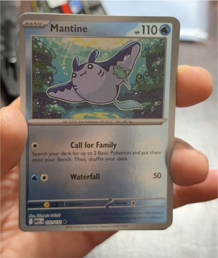 2015 Pokémon Mega Evolution ME01 #032 Mantine — front