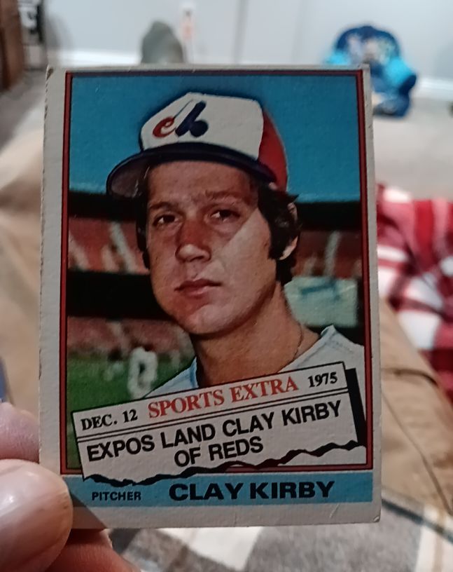 1976 Topps Traded #579T Clay Kirby — front