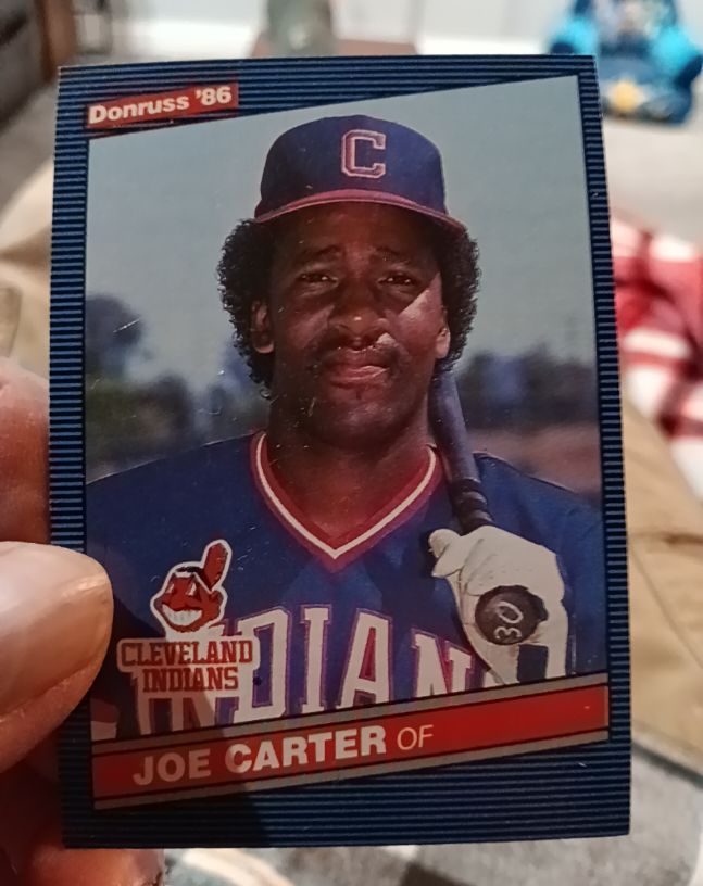 1986 Donruss #224 Joe Carter — front