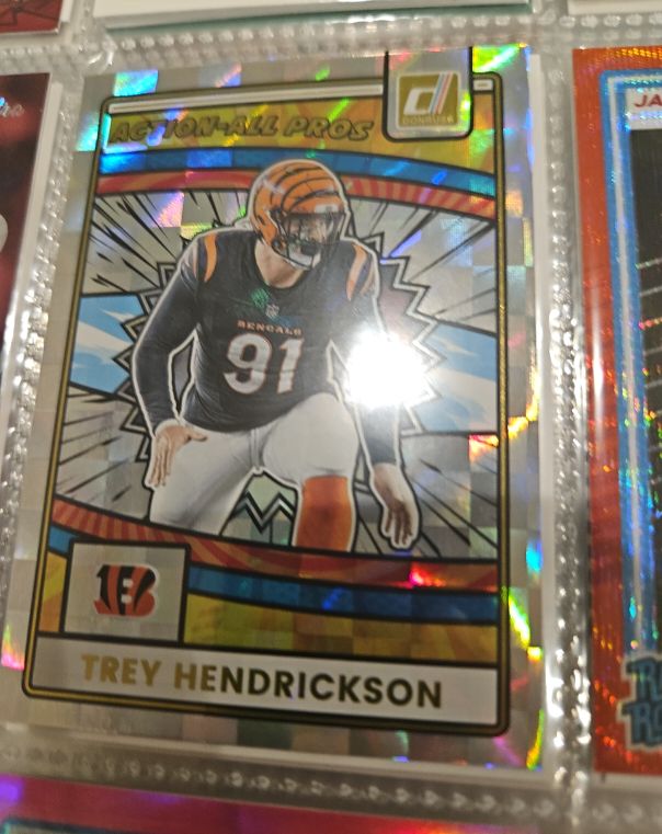 2025 Panini Donruss Action All-Pros #AAP-THE Trey Hendrickson — front