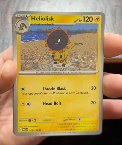 2023 Pokémon ME01: Mega Evolution #053 Heliolisk — front
