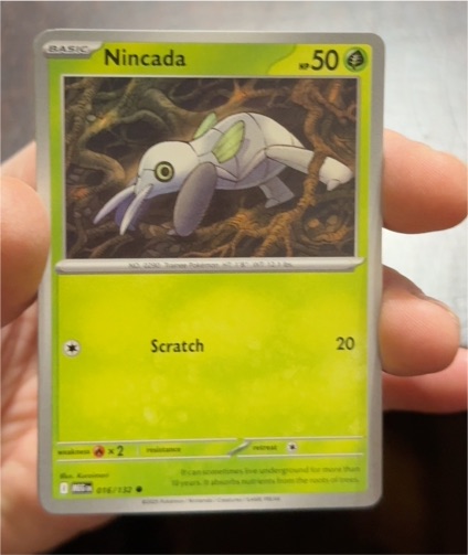 2025 Pokémon ME01: Mega Evolution #016 Nincada — front