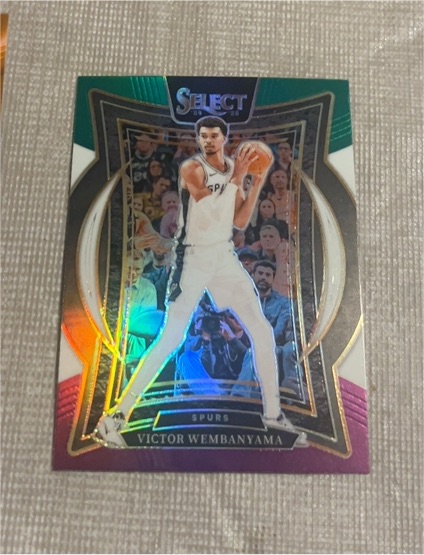 2024-25 Panini Select Concourse #9 Victor Wembanyama — front
