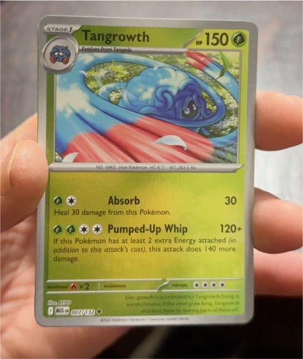 2016 Pokémon ME01 #007 Tangrowth — front