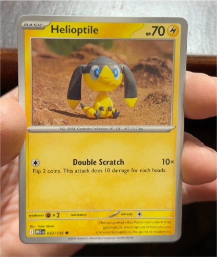 2023 Pokémon ME01: Mega Evolution #052 Helioptile — front