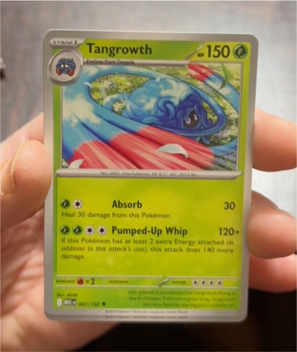 2020 Pokemon TCG Mega Evolution #007 Tangrowth — front