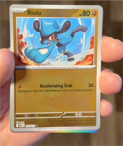 2020 Pokemon TCG Mega Evolution #076 Riolu — front