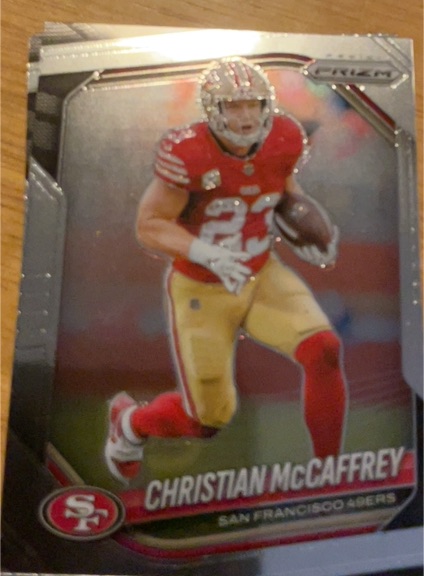2025 Panini Prizm #156 Christian McCaffrey — front