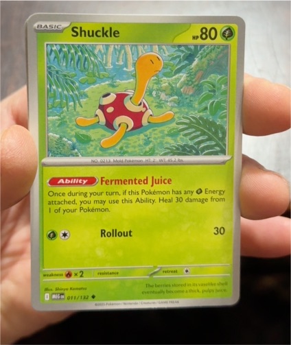 2023 Pokémon ME01: Mega Evolution #011 Shuckle — front