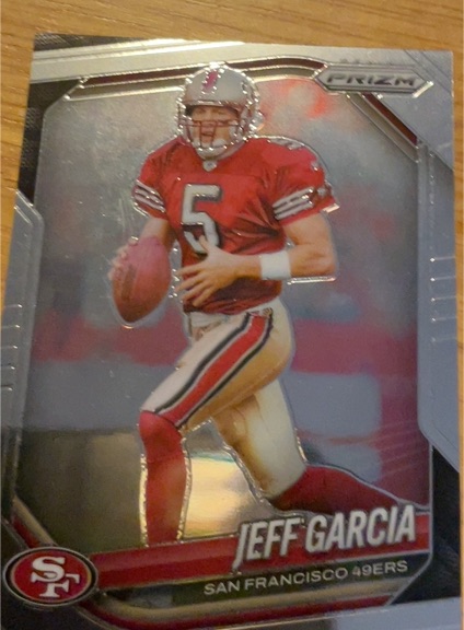 2005 Panini Prizm #5 Jeff Garcia — front