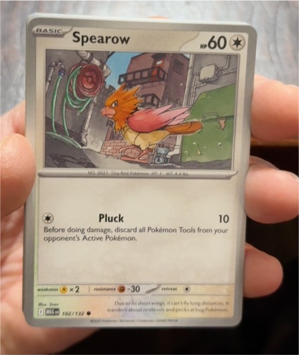 2015 Pokémon Mega Evolution #102 Spearow — front