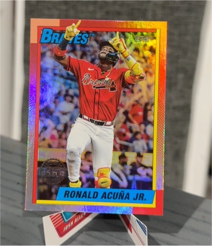 2025 Topps Update #U90-22 Ronald Acuña Jr. — front