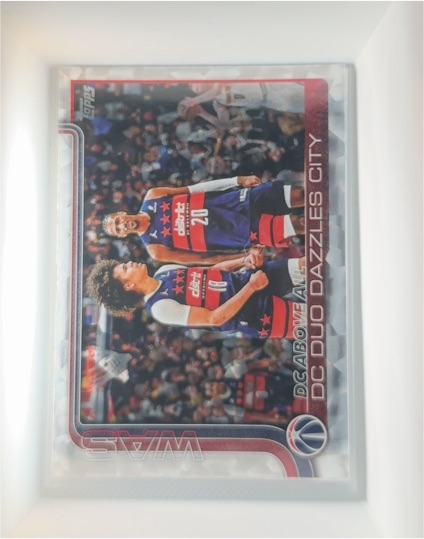2025-26 Topps #285 DC Above All: DC Duo Dazzles City — front