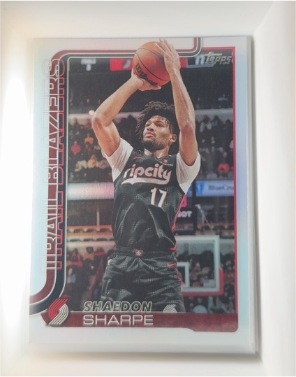 2025-26 Topps #127 Shaedon Sharpe — front