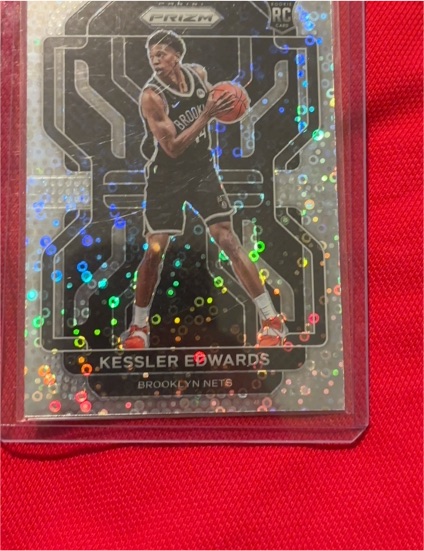 2021-22 Panini Prizm Fast Break Disco Kessler Edwards — front