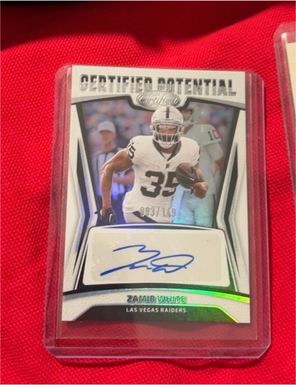 2024 Panini Certified Certified Potential #Zamir White — front