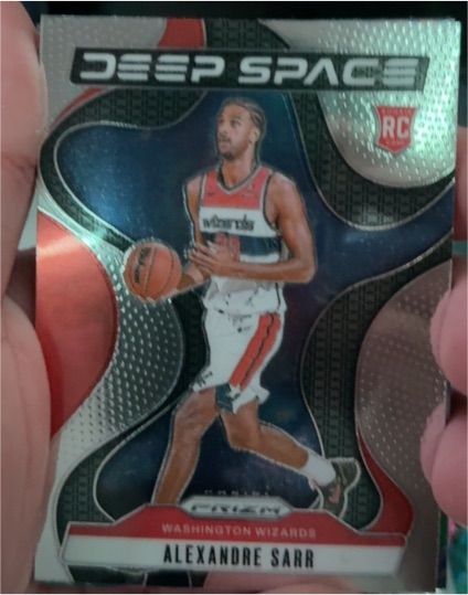 2024-25 Panini Prizm #9 Alexandre Sarr Deep Space — front