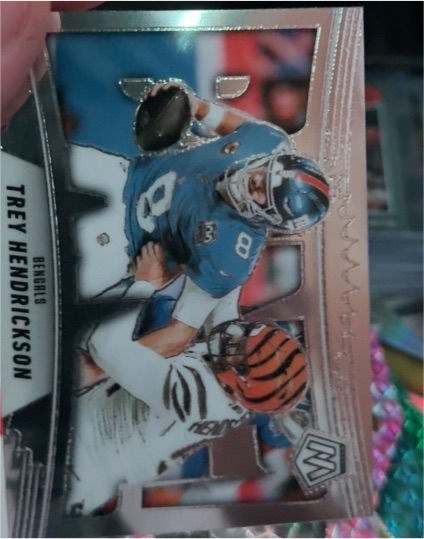 2025 Panini Mosaic #1 Trey Hendrickson Bang! — front