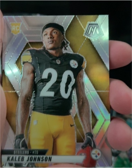 2025 Panini Mosaic #289 Kaleb Johnson — front