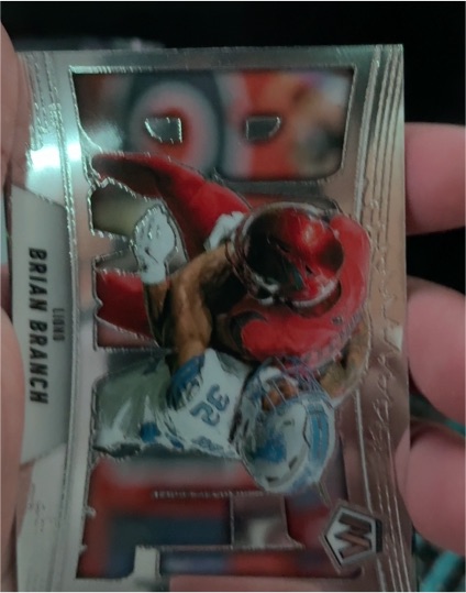 2025 Panini Mosaic #13 Brian Branch Bang! — front