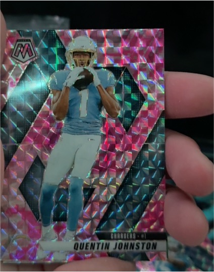 2025 Panini Mosaic #43 Quentin Johnston — front
