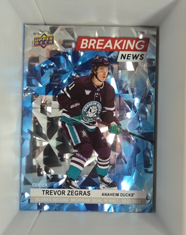 2024-25 Upper Deck #BN-16 Trevor Zegras — front