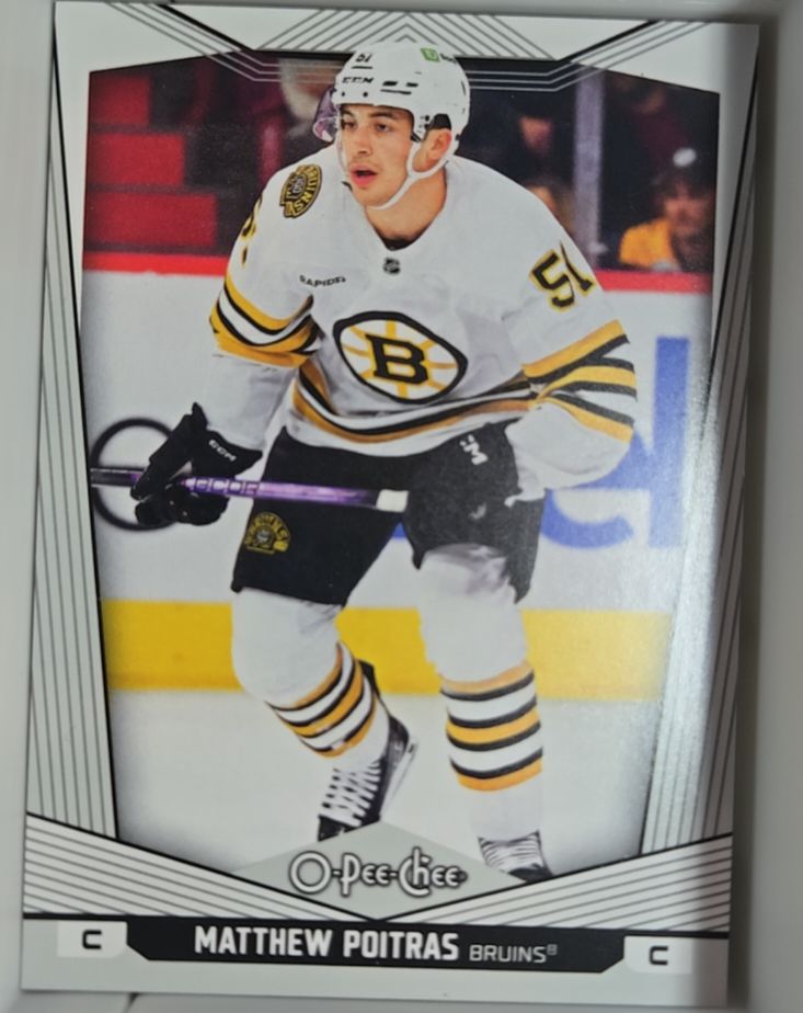 2024-25 O-Pee-Chee #368 Matthew Poitras — front