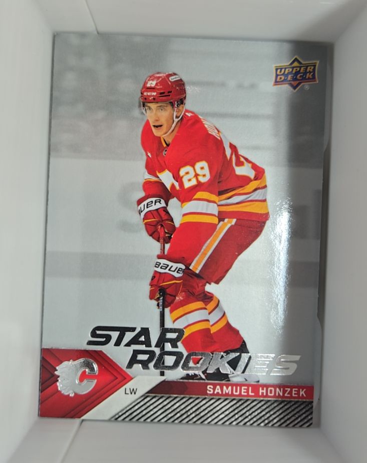 2024-25 Upper Deck NHL Star Rookies #23 Samuel Honzek — front