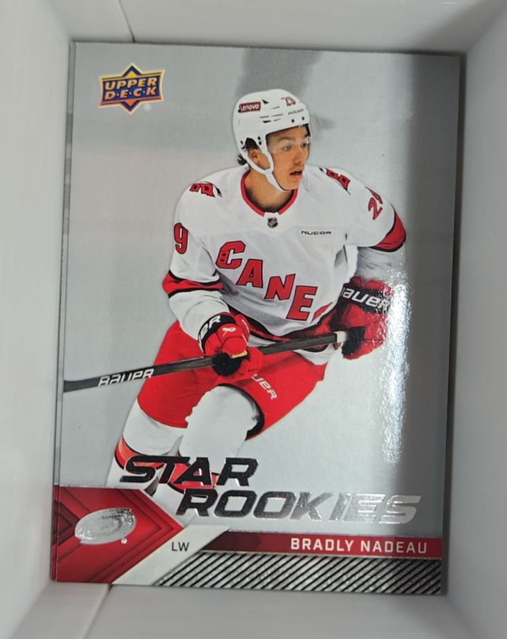 2024-25 Upper Deck Star Rookies #4 Bradly Nadeau — front