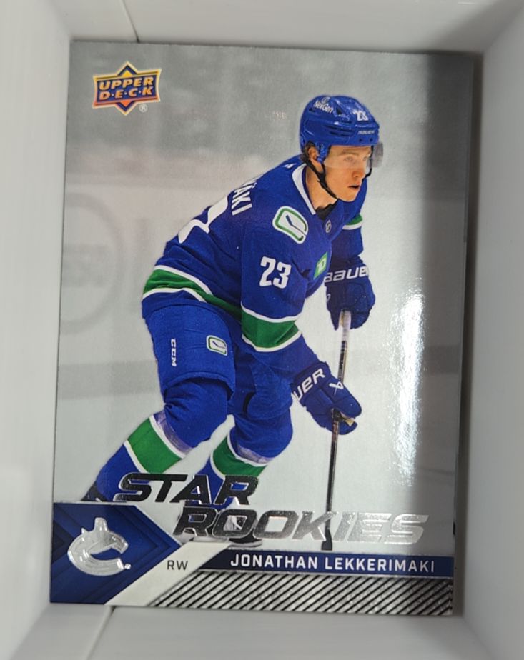 2024-25 Upper Deck Star Rookies #22 Jonathan Lekkerimaki — front