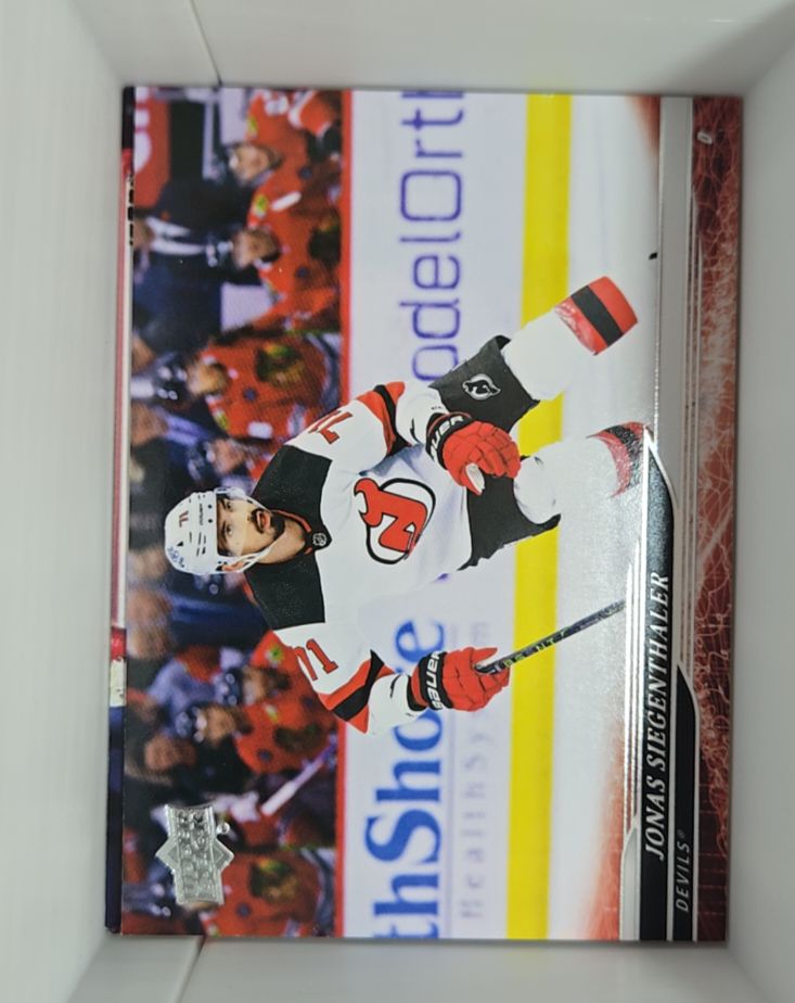 2024-25 Upper Deck #350 Jonas Siegenthaler New Jersey Devils — front