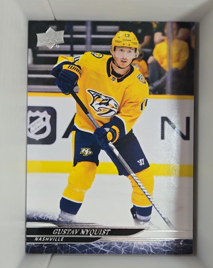 2024-25 Upper Deck Series 2 #344 Gustav Nyquist — front