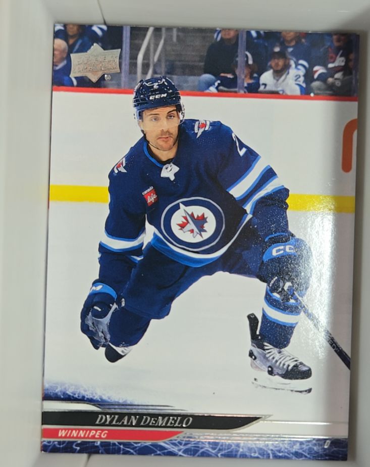 2024-25 Upper Deck Series 2 #447 Dylan DeMelo Winnipeg Jets — front