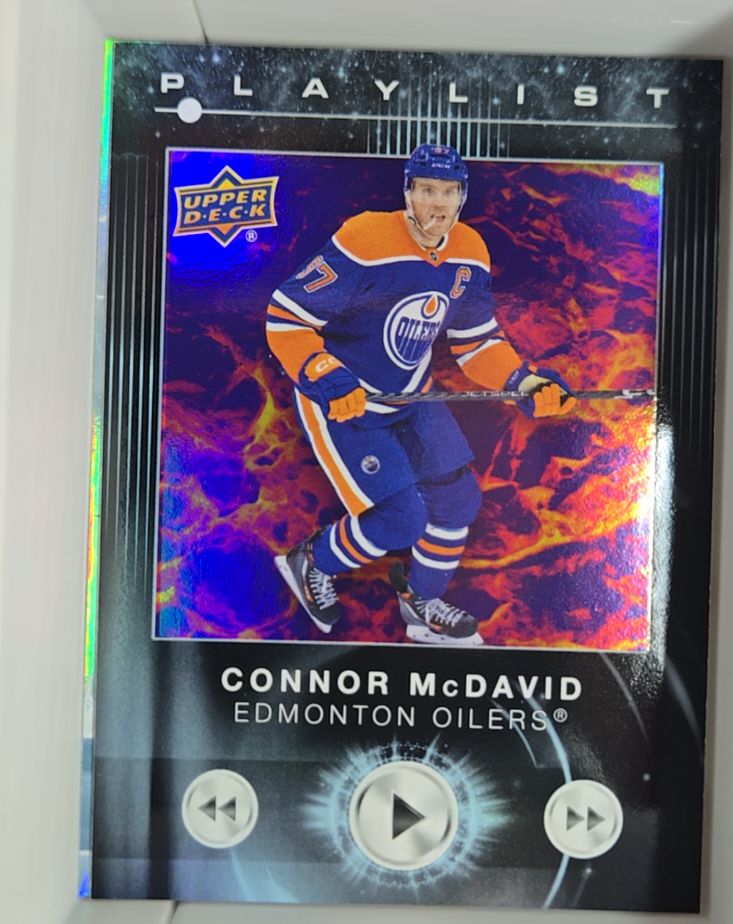 2024-25 Upper Deck Playlist #PL-5 Connor McDavid — front