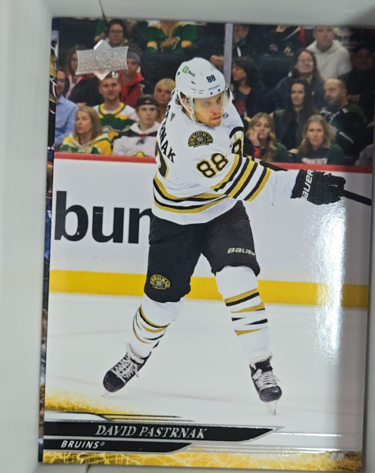 2024-25 Upper Deck Series 2 #258 David Pastrnak — front